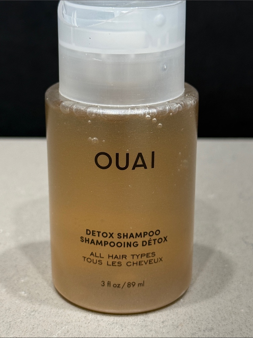 OUAI Detox Shampoo - 3 FL OZ, new/unused
